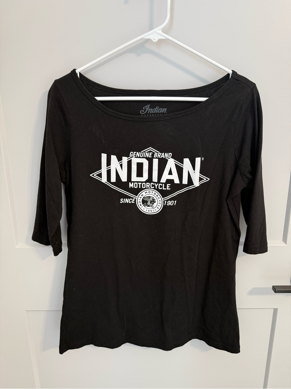 Indian Motorcycle Sturgis Women’s Black 3/4 Sleeve Graphic Tee M